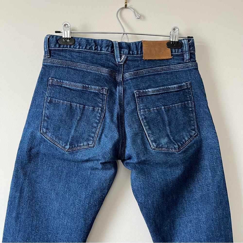 Raleigh Denim Selvedge Jeans, Made in USA, Redline Cuff, Men's 29, Unisex Jeans